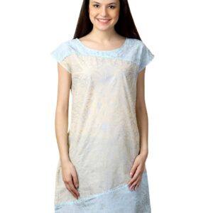 Alma Women Cream Printed Kurta