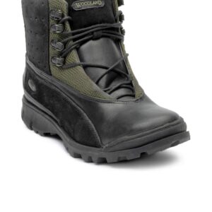 Woodland Men Black Shoes