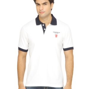 Manchester United Men White Tshirt