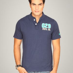 Basics Men Blue T-shirt