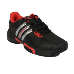 ADIDAS Men's Barricade Team Black Silver Red Shoe