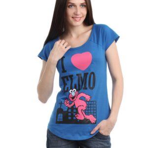Tokyo Talkies Women Blue Printed Top