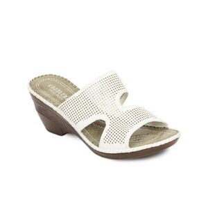 Cobblerz Women White Sandals