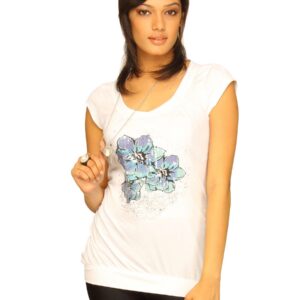 Wrangler Women's Sequin White T-shirt