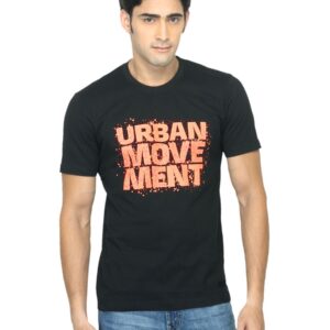 ADIDAS Men Urban Movement Black T-shirt