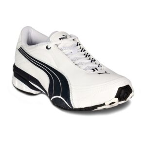 Puma Men's Tazon White Navy Silver Shoe