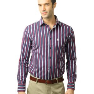 U.S. Polo Assn. Men Stripes Red Shirt