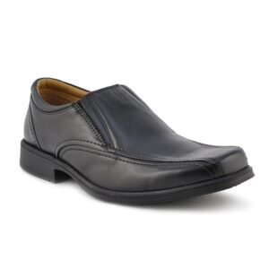 Clarks Men Hang Tough Leather Black Formal Shoes