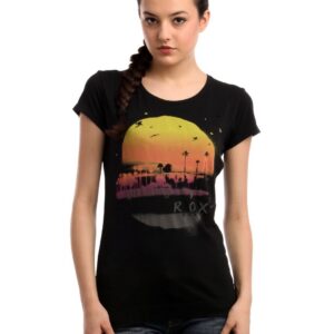 Roxy Women Black T-shirt