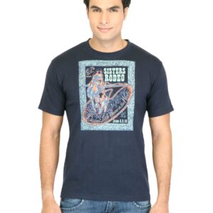 Facit Men Smart Navy Blue Tshirt