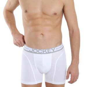 Jockey Men White SPORT PERFORMANCE Trunks SP08