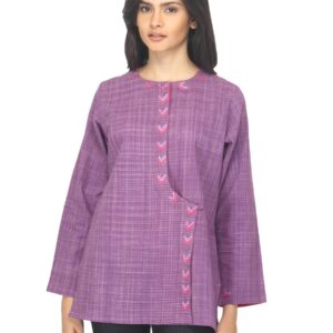 Fabindia Women Purple Kurti