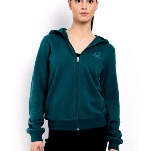 United Colors Of Benetton Women Light Wintersweat Green Sweatshirts