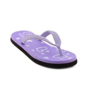 ADIDAS Women Hearts Purple Flip Flops
