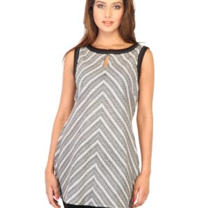 W Women Printed White Kurtis