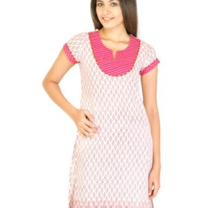 Mother Earth Women Sajiya Collt White Kurtas