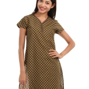 Vishudh Women Brown Kurta