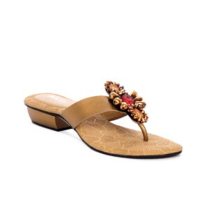 Rocia Women Gold Casual Sandals