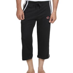 Chromozome Men Black Lounge Shorts