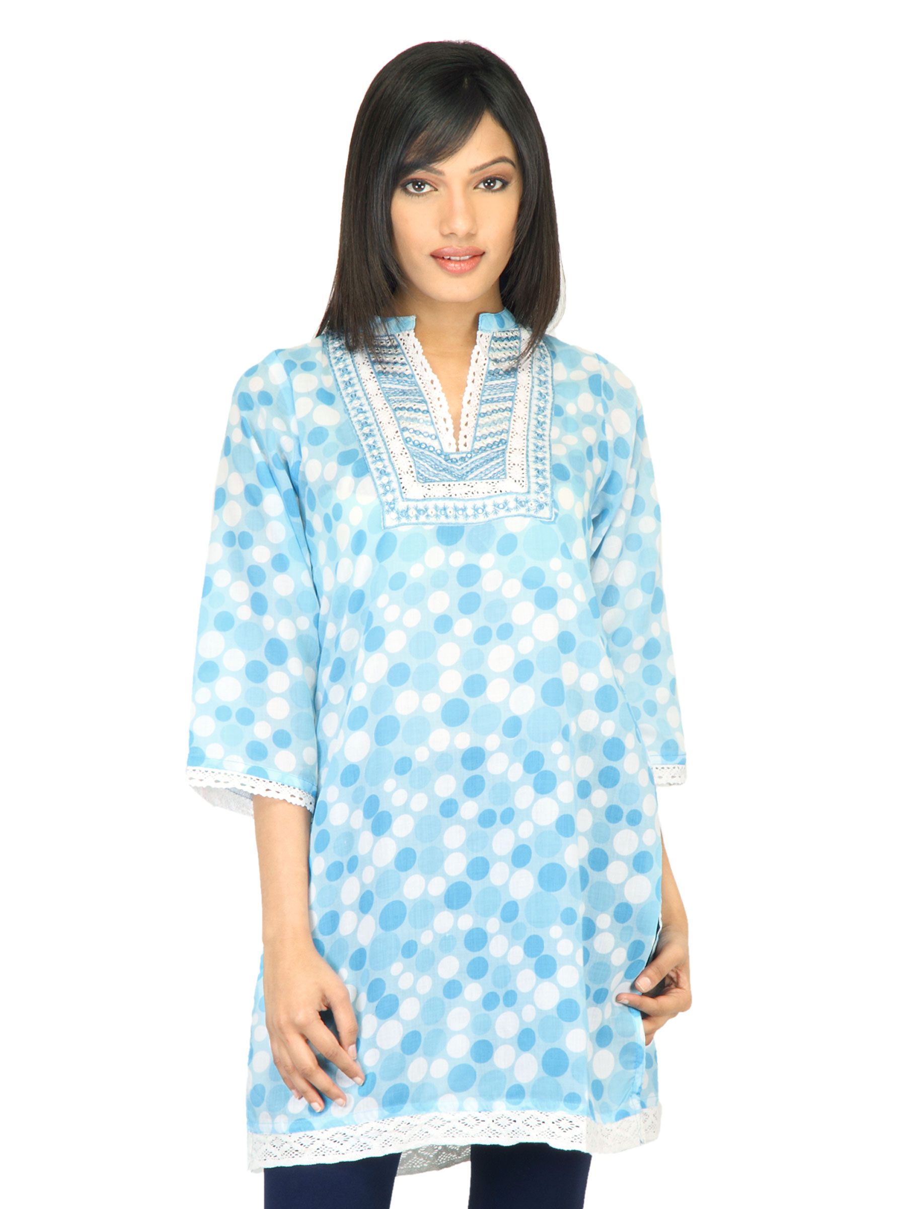 Aneri Women Swati Blue Kurta