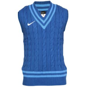 Nike Men Solid Blue Sweaters