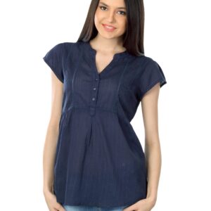 Lee Women Rosa Navy Blue Top
