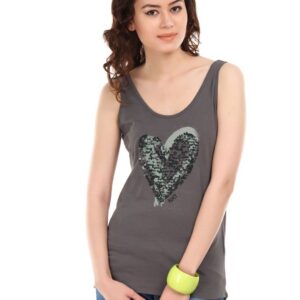 Roxy Women Wild at Heart Grey Top